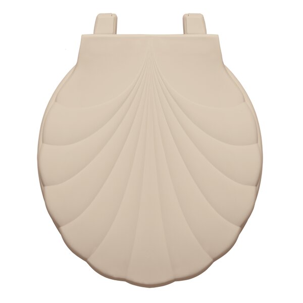 Centoco Sea Shell Design Plastic Round Toilet Seat & Reviews | Wayfair
